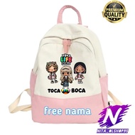 Toca boca game toca world life school backpack