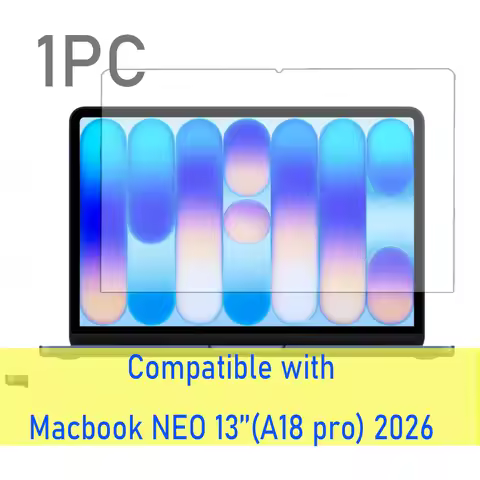 Tempered glass screen protector for Macbook NEO 13'' 2026 version PRO 18 For mac notebook 13-inch 9H