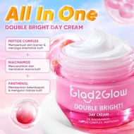 Glad2Glow Double Bright DAY Cream 30g & Tone Up Brightening DAY Cream 30g Bright Up Tinted Moisturiz