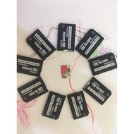 32GB MEMORY CARD + good full game copy card shirt for psp