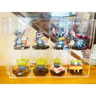 [King Creative] Acrylic Display Box 8 Grids B083 Family Stitch Three-Eyed Monster Universe Travel Gr