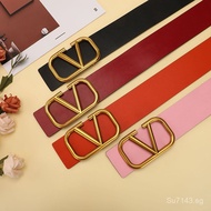 M Pant belt7C Extra Wide Slim Waist Belt Letter New Product for Women V Big Brand Colorful Belt Buck