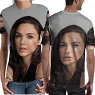 Gal Gadot T-shirt Fullprint Unisex Casual Polyester Jersey Material [PO 3 DAYS]