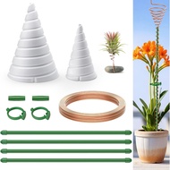 Kawat Tembaga Elektrokultur untuk Kit Berkebun - 2PCS Antena Spiral Berbentuk Kon Berukuran Besar 4.
