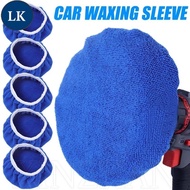 LK Car Detailing Polishing Cloth Sleeve / 5-10 inches Microfiber Car Waxing Polishing Cover /  Auto 