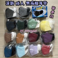 🎊獲獎傑出商店擁3仟好評🎊淨新成人無痛粗帶不織布(無鼻鐵線)❣醫用防病毒💕滿6盒包順豐🎉MIT台灣製成人耳繩無鼻鐵線立體3D 醫療防護口罩Medical mask※藍鷹*Haofa*藍鯨*BNN*Ja