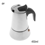 J0PE Espresso Coffee Maker Stainless Steel Moka Pot Extractor Percolator Stove Top