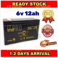 PRO🏠Autogate UPS Geniune 6V 12Ah Rechargeable Sealed Lead Acid Battery