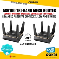 Asus RT-AX92U AX6100 Tri-Band WiFi 6 Mesh Wi-Fi Wireless AX Gaming Router With AiProtection Pro [Twi