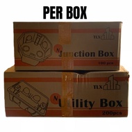 PVC ORANGE JUNCTION BOX , UTILITY BOX, JUNCTION BOX COVER FOR ELECTRICAL