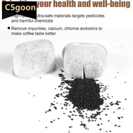 C5GOON 12packs Coffee Machine Charcoal Filter Reduces Impurities Espresso Machine Water Filter Repla