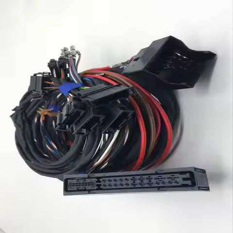 FOR PQ35 Golf 6 Scirocco Tiguan 2012-2015 Plug&play RNS510 Dynaudio System acoustics Wire harness Ca