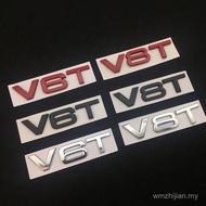 Suitable for Audi V6TV8T Car Sticker Car Logo A3A4LA6LA7Q5Q7 Side Logo Fender Sticker Word Logo Body