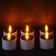 (hotsale) Yellow Solar Power LED Candles Flameless Electronic Solar LED Tea Lights Lamp {bigsale}