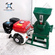 PAKET Mesin Giling Tepung FFC15 Penepung JM TIGER ENGINE GX160 5.5HP / Mesin Gilingan Penggiling Te