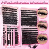 640 Clusters Individual Fake Eyelashes Book Large Capacity Length Extensions Eyelashes Cluster S2d7