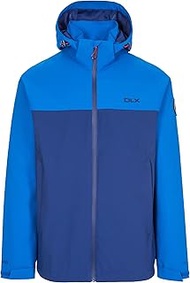 DLX Men's Marton Waterproof Rain Jacket with Adjustable Hood with Zip