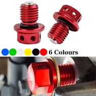 Motorcycle M12x1.5 Engine Oil Drain Plug and Washer Gasket For SX SXF EXC TC TE KXF CRF YZF WR YZ RM