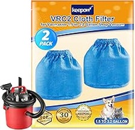 KEEPOW VRC2 Cloth Filter Compatible with Armor All Shop Vac AA155 AA256 AA255, Also Compatible with 