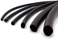 Heat Shrink Tube 4:1 with Adhesive Black Diameter 4.0 to 52.0 mm Selection: 25 cm to 10 m (Diameter 