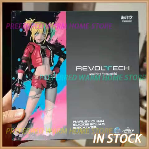 In Stock Kaiyodo Harley Quinn SUICIDE SQUAD ISEKAI VER. Movability Model Toys Revoltech AMAZING YAMA