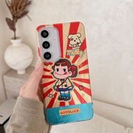 Samsung S25+ Phone Case Ultra Cute S25 Edge Protective Cover S24 S23 Ultra New Anti-Fall S22 A52 S21