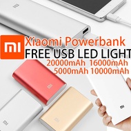 Authentic Xiaomi Mi Powerbank 20000mAh 10000mAh Portable Battery Charger iPhone Samsung Xiaomi