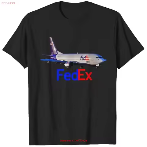 FedEx Express Airlines B737 Lightweight T Shirt vintage Washed Breathable fashion homme Versatile Sl