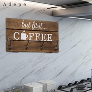 [Adepe] Coffee Mug Holder Mug Cup Rack Wall-mounted Utensil Rack Hanging Shelf Decor Collection Coff