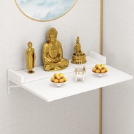 H-Y/ Incense Burner Shelf Fokan Cabinet Altar Wall-Mounted Altar God of Wealth Guanyin Bodhisattva Buddha Buddha Cabinet