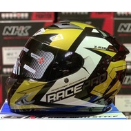 HELM GM RACE PRO VISOR DARK SMOKE SINGLE VISOR - HELM FULL FACE GM