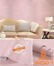 PAKET 3 ROLL Wallpaper Dinding Murah Stiker Dinding Aesthetic EMBOSSED PINK Wallpaper Stiker Ruang T