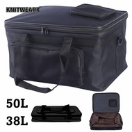 KNITWEARX Outdoor Tool Bag, Large Capacity Canvas Camping Storage Bag, High Quality Thickened Waterp
