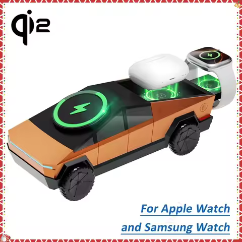 QI2 15W Magnetic Fast Wireless Charger Cyberdock Phone Stand For Magsafe iPhone 12-17 Apple & Samsun