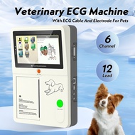 A6-12 Veterinary ECG Machine 6 Channel 12 Lead Veterinary ECG Machine With ECG Cable And Electrode F