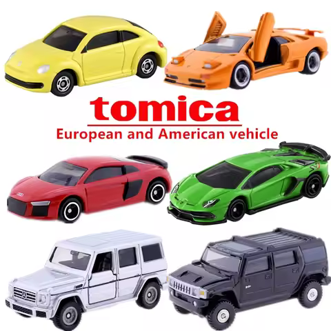 Takara Tomy Tomica Lamborghini Ferrari Simulation Bugatti Alloy Car Model Miniature Small Scale Car 
