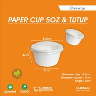 There is - Paper Cup 5oz / 150ml - WITH LID - Ice Cream Cup - Ice Cream Container