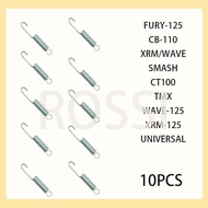 10PCS SIDE STAND SPRING SPRING CENTER STAND FURY-125 CB-110 XRM/WAVE SMASH CT100 TMX WAVE-125 XRM-12
