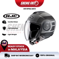 HJC I40 Spina Open Face Helmet Motor Visor Topi Keledar Keselamatan Open Face Original Superbike SIR
