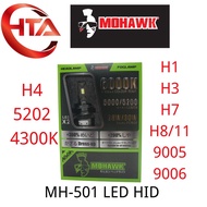 MH-501 LED(4.3K) HIDMH-502 LED (6K)/H1 H3 H7 H8/11 9005 9006/H4  5202  4300K