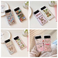 Couple Aesthetic Casing Samsung Z Flip4 Z Flip3 Flip Elegant Colorful for Samsung Galaxy Z Flip 4 Z 