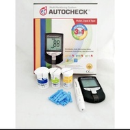Alat Autocheck Gcu 3 In 1 Alat tes gula darah,Kolesterol dan asam urat