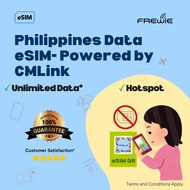 Unlimited Philippines eSIM 500MB/1GB/2GB Daily or 3GB-7GB Total for 3-15 Days Data Roaming| QR Code 