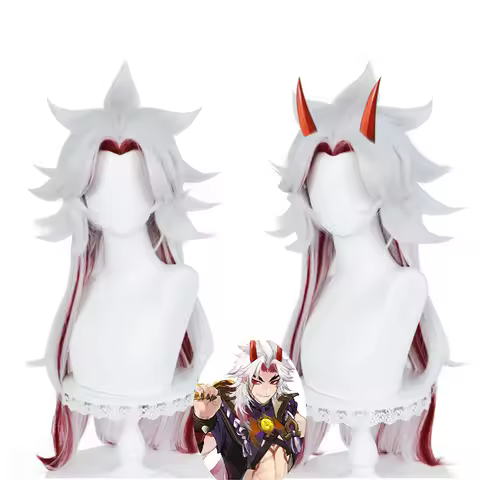 Genshin Impact Arataki Itto Cosplay Wig Prop Accessories Heat Resistant wig Anime Wig Arataki itto H