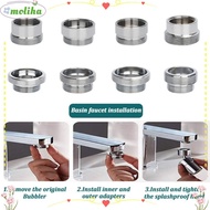 MOLIHA Faucet Adapter Set, With Washer Metal Water Filter Adapter,  18/20/22/24mm To 22mm Faucet Con