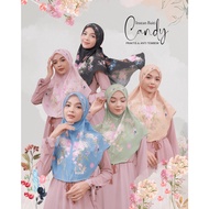 Hijabwanitacantik - Instan Baiti Candy Series | Hijab Instan Bergo Motif | Bergo Cantik Motif