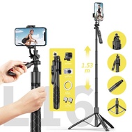 L16 Tripod Selfie Stick With 3 Built-In Legs For Travel And Photography Available In Models Height 1