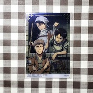 進擊之巨人熨金半透明PVC膠卡 進撃の巨人收藏卡閃卡閃咭 食玩半透咭No.14 日版 BANDAI Attack On Titan 艾倫兵長約翰 進擊的巨人