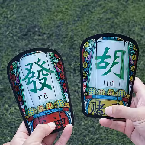 Oupower-Carbon Fiber Soccer Shin Guards, Customize Logo, Personalized Photo, C3 Mini, Super Light, B