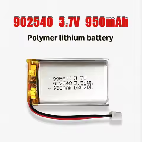 1-10pcs 902540 Battery 3.7V 950mAh 102540 Lipo Rechargeable Lithium-ion Batteries for Smartwatches B
